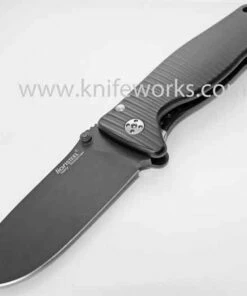 Wholesale 🌟 LionSteel Lion Steel SR2, Black Sleipner Steel, Black Aluminum Handle 👍