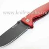 Deals 🔔 LionSteel Lion Steel SR2, Black Sleipner Steel, Deep Red Aluminum Handle 🎁