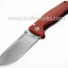 Best Sale ✔️ LionSteel Lion Steel SR2, Satin Sleipner Steel, Deep Red Aluminum Handle 💯