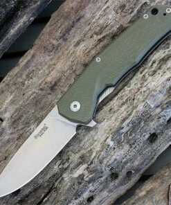 Cheap 🌟 LionSteel Lion Steel TRE Flipper Frame Lock Knife, 2.9 in. M390 Blade, Green G-10 Handle 💯