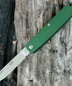 Outlet 🧨 Fallkniven LTCGR Legal to Carry Pen Knife Green Aluminum Handle ✨