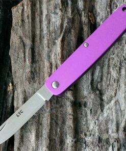 Wholesale ❤️ Fallkniven LTCPU Legal to Carry Pen Knife Purple Aluminum Handle 🎉
