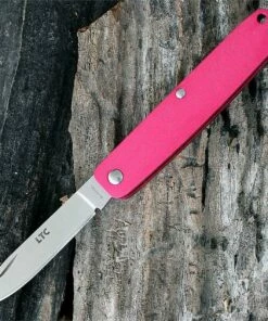 Brand new ⭐ Fallkniven LTCRD Legal to Carry Pen Knife Red Aluminum Handle 👏