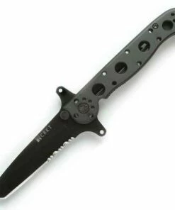 Hot Sale 🎉 CRKT M-16-13SF Special Forces, 3.5" AUS8 Combo Tanto Blade, Black Aluminum Handle 🌟