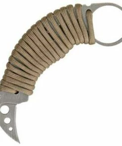 Brand new ⌛ Mantis MK-FS Evis-1 Fixed Karambit 1 1/4" Shawty Blade, Sliver Paracord Wrapped Handle 👍