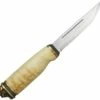 Discount 😀 Marttiini Knives Marttiini King Lion Knife, 9 1/4" Overall, Curly Birch Wood Handle with Cast Bronze Ferrule 🛒