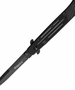 Best Pirce ✨ Maserin Stilletto, 5 1/4" Closed, Black G10 Handles ✔️