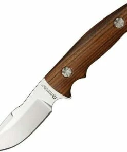 Cheap 🎁 Maserin Hunter, Fixed Blade, Brown Leather Belt Sheath ⭐