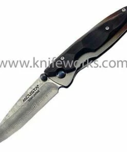 Budget 💯 Mcusta Damascus Kasumi African Ebony Handles, Decorative Woven Nishijin Pouch 🛒