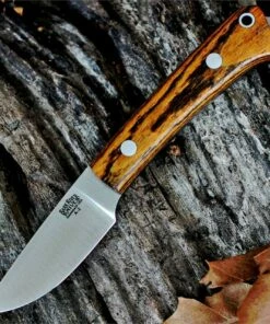 Promo ⭐ Bark River Knives Bark River 030WB Mini-Fox River, 2.9" A-2 Plain Blade, Bocote Wood Handle 👏