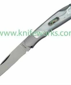 Wholesale 🔔 Moki Lockback Stainless/Pearl/Abalone, Stainless Blade 🛒