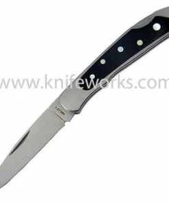 Discount ❤️ Moki Lockback, Polished stainless handles with Black Micarta insert inlaid 😍