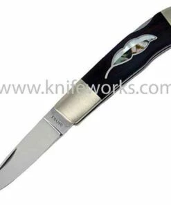 Cheap 🧨 Moki Leaf, Ironwood w/MOP & Abalone Inlay Handle 😍