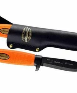 New 🔥 Marttiini Knives Marttiini Skinning Knife Orange Martef Coated Blade 🔥