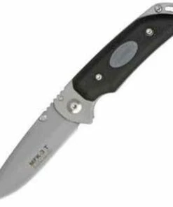 Coupon ❤️ Marttiini Knives Marttiini Large Folder MFK-3T, Matte Finish Stainless Frame w/ FRN/TPE Injection Molded Handle Scales 🎉