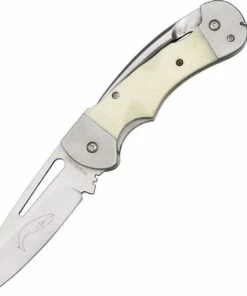 Cheapest 🔔 Myerchin Generation 2 Captain - Classic Series, 3 1/4 in Plain Edge, White Smooth Bone 💯