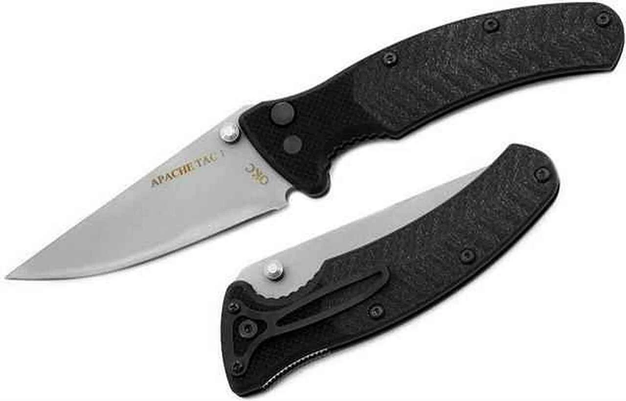 Coupon ✔️ Ontario OKC Apache TAC 1 Knife, Black G10 Handles, Bead Blast Plain Edge ⭐ 1 Coupon ✔️ Ontario OKC Apache TAC 1 Knife, Black G10 Handles, Bead Blast Plain Edge ⭐