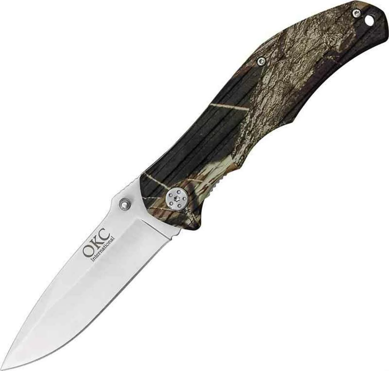 Brand new ❤️ Ontario Camo Folder, 7CR17 Stainless Steel, Rubberized Aluminum Handles 🤩 1 Brand new ❤️ Ontario Camo Folder, 7CR17 Stainless Steel, Rubberized Aluminum Handles 🤩