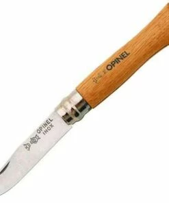 Best deal 💯 Opinel INOX OP00981, 3 5/8" Closed, Oak Handle-01608 🛒
