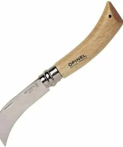 Hot Sale 😀 Opinel Pruning Knife OP13140, 4 1/4" Closed, Beechwood Handle-06562 💯