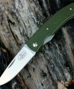 Cheap 👏 Fallkniven PCMG Lightweight Folder, 2.87" Laminated Cobalt Steel with Military Green Grilon Handle 🔥