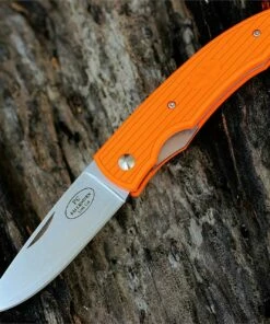 Cheapest 😀 Fallkniven PCSO Lightweight Folder, 2.87" Laminated Cobalt Steel with Orange Grilon Handle 😀