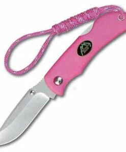 Best Pirce 🛒 Outdoor Edge Mini Grip Pocket Knife Hot Pink Kraton Handle 🎁
