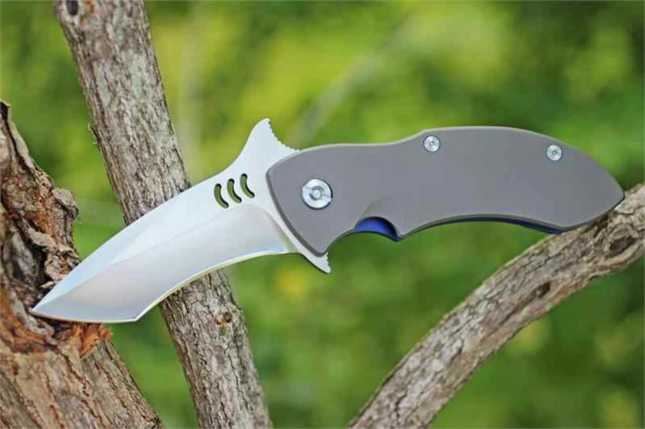 Wholesale 🌟 Quartermaster Mr. Furley Folder, CPM-154, Titanium Handle 🌟 1 Wholesale 🌟 Quartermaster Mr. Furley Folder, CPM-154, Titanium Handle 🌟