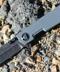 Budget 🌟 Quartermaster Texas Tea "Higgins", Stonewashed BD-4P Steel, G-10 Handle ⭐