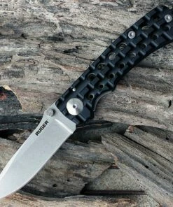 Cheap ✨ CRKT Ruger 1803 Go-N-Heavy Compact, 3.5 in. Drop Point Blade, Bill Harsey Design Folding Knife 🎁