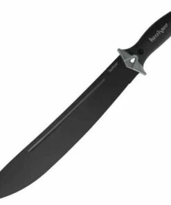 Flash Sale ✨ Kershaw Knives Kershaw 1076 Camp 14, 14" 65MN Powdercoated Fixed Blade, Rubber Overmold Handle ⌛