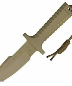 Discount 🔥 RPW Survival Knives RPW X46 5" Tanto Tan, Plain Edge 😀