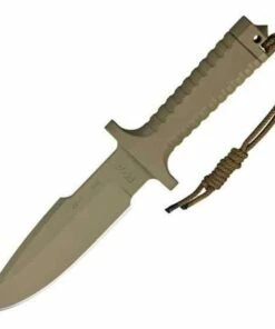 Promo 🤩 RPW Survival Knives RPW X46 6" Bowie Tan, Plain Edge 🔥