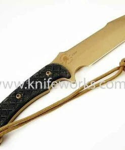 Buy 🛒 Spartan Blades Horkos Plain Flat Dark Earth Blade, Black Micarta Handles, Coyote Tan MOLLE Sheath 💯