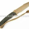 Coupon 🧨 Spartan Blades Horkos Plain Flat Dark Earth Blade, Green Micarta Handles, Coyote Tan MOLLE Sheath ⌛