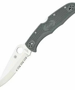 Outlet 🔥 Spyderco Knives Spyderco C10PSFG Endura 4, 3.75" VG-10 Combo Blade, Foliage Green Handle 😍