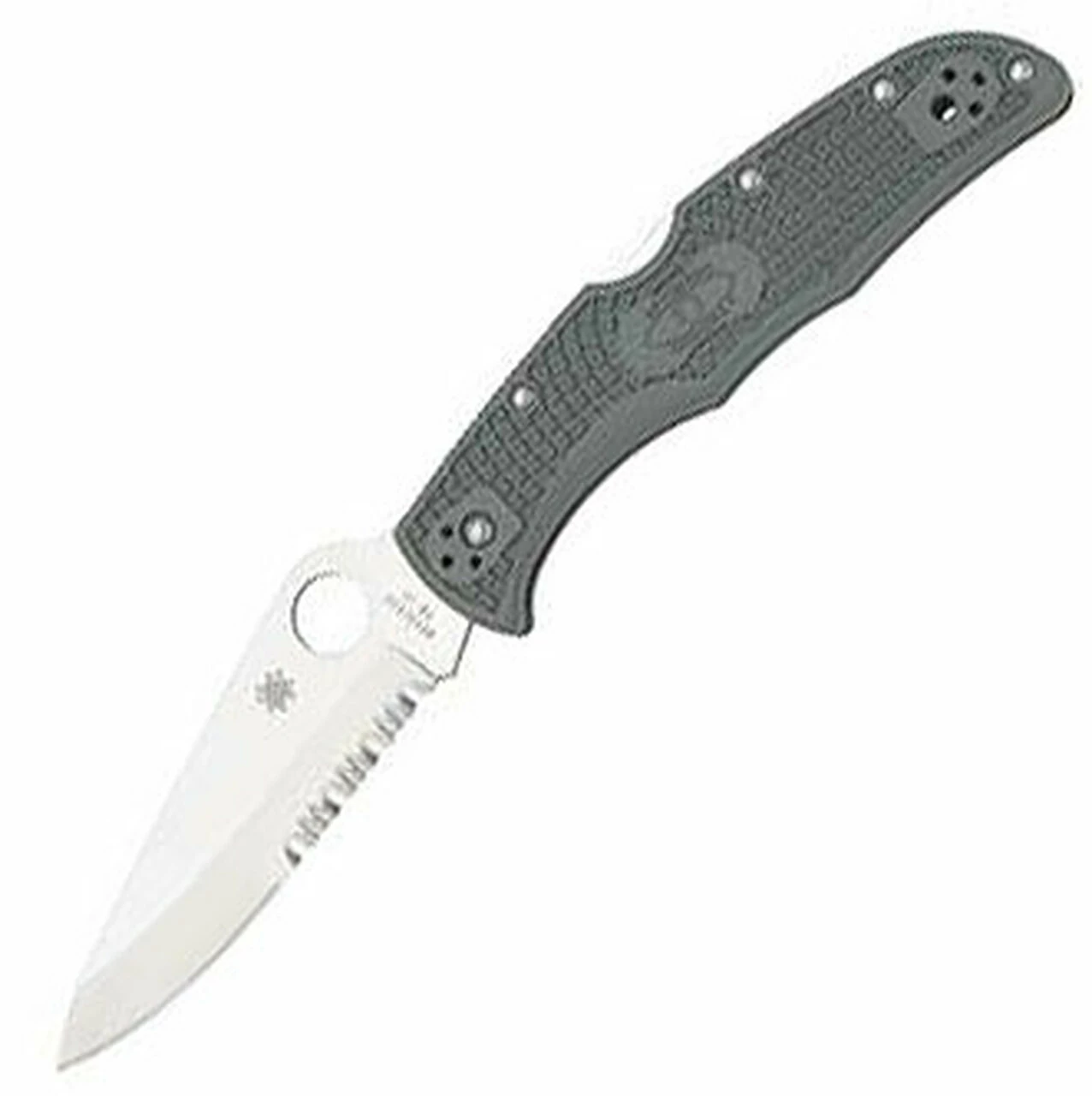 Outlet 🔥 Spyderco Knives Spyderco C10PSFG Endura 4, 3.75" VG-10 Combo Blade, Foliage Green Handle 😍 1 Outlet 🔥 Spyderco Knives Spyderco C10PSFG Endura 4, 3.75" VG-10 Combo Blade, Foliage Green Handle 😍