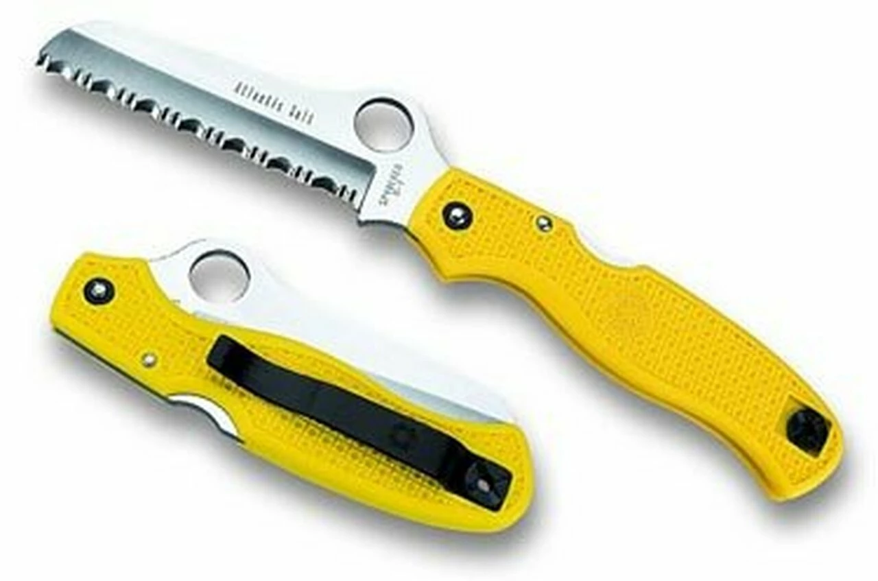 Top 10 🧨 Spyderco Knives Spyderco C89SYL Atlantic Salt, 3.687" H-1 Serrated, Yellow FRN Handle ✨ 1 Top 10 🧨 Spyderco Knives Spyderco C89SYL Atlantic Salt, 3.687" H-1 Serrated, Yellow FRN Handle ✨