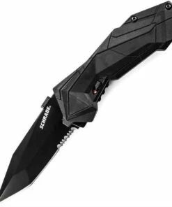 Outlet 👏 Schrade MAGIC, Black Tanto Blade, Spring Assisted, Combo Edge ✔️