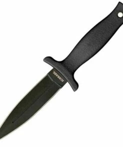 Wholesale 🌟 Schrade Large Boot Knife, 4 3/4" black finish 7Cr17 stainless double edge dagger blade 😍