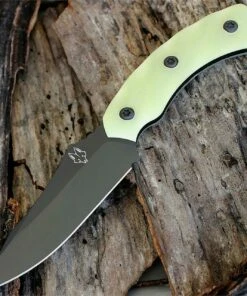 Budget 🔥 Southern Grind SG05070204 Jackal Fixed Blade Black Coated Drop Point Blade with Jade Ghost Green Handle 🌟