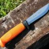 Budget 😍 Marttiini Knives Marttiini Skinning Knife Orange With Titanium Coated Handle 😍