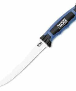 Brand new ✨ SOG Bladelight Fillet 6" Fixed Blade, 8Cr13MoV, Blue and Gray FRN Handle 🛒