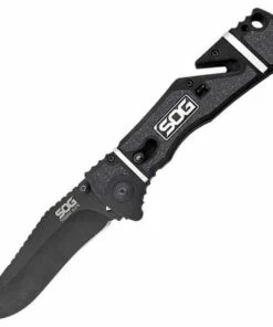 Best reviews of 🎉 SOG Trident Elite Folder, Black AUS-8, GRN Handle 🌟