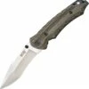 Best reviews of 😀 SOG Kiku Small Linerlock Folder, AUS-8, Green Micarta Handle 🎁