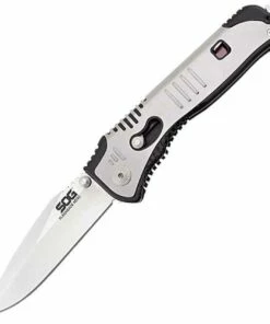 Flash Sale 💯 SOG Flashback Mini A/O Folder, AUS-8, GRN & Aluminum Handle 🎉