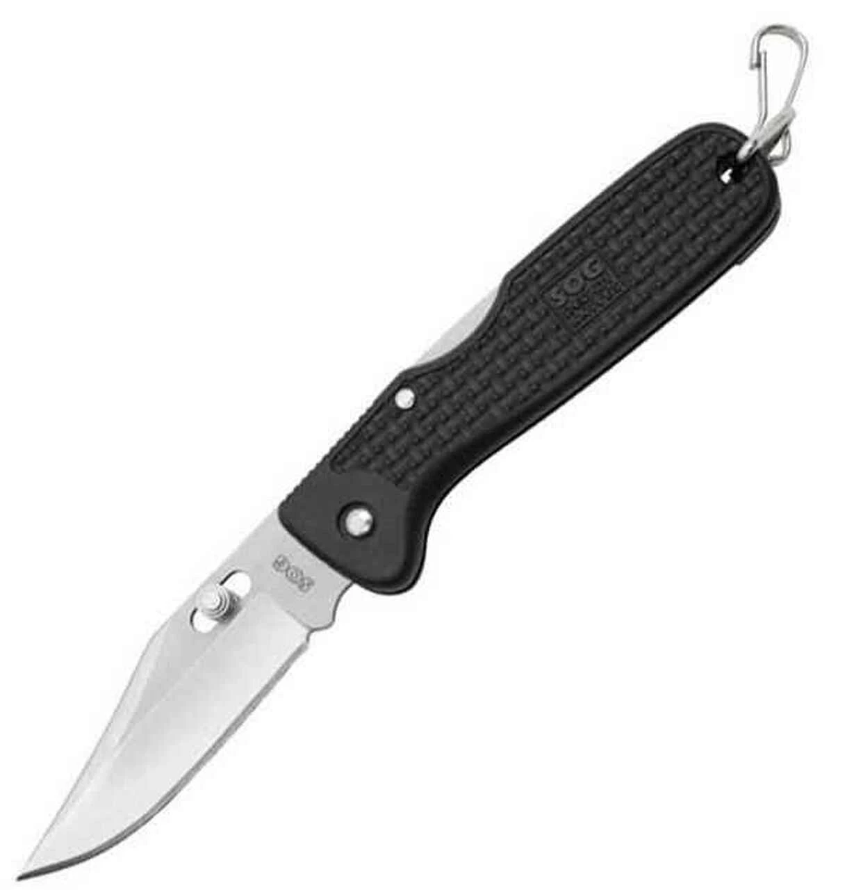 Wholesale 😀 SOG E-Clips Lockback Key Chain Knife Satin Plain Blade, Zytel Handles 🎁 1 Wholesale 😀 SOG E-Clips Lockback Key Chain Knife Satin Plain Blade, Zytel Handles 🎁