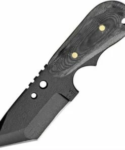 Flash Sale ⭐ Shadow Tech Knives, Back-Up XL Tanto Knife, Fixed Blade Micarta (3.5" Plain) 🔔