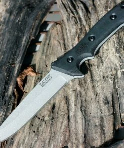 Buy 😍 SCAR Blades Strikefighter, Gray Coated Blade with Black Kydex Sheath 🎁