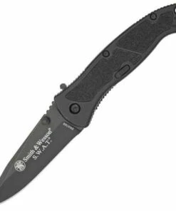 New 🌟 Smith and Wesson Smith & Wesson Medium SWAT MAGIC Spring Assist Knife, Plain Edge 🛒